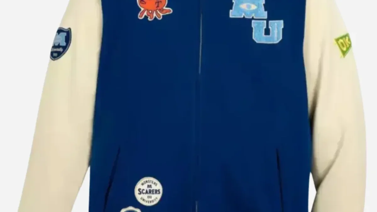 Monsters University Blue Varsity Jacket - Jacket Era