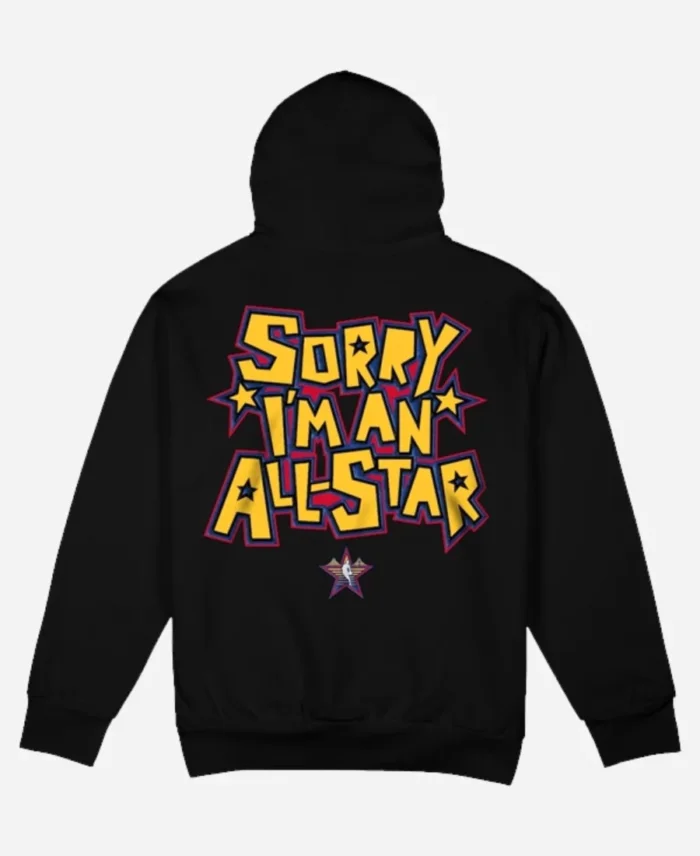 NBA All-Star Game I'm An All-Star Oversized Black Pullover Hoodie