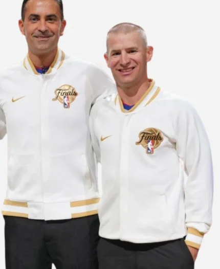 NBA Finals 2024 Referees White Jacket