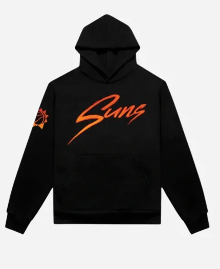 NBA Phoenix Suns Authmade Solar Flare Black Pullover Hoodie For Unisex