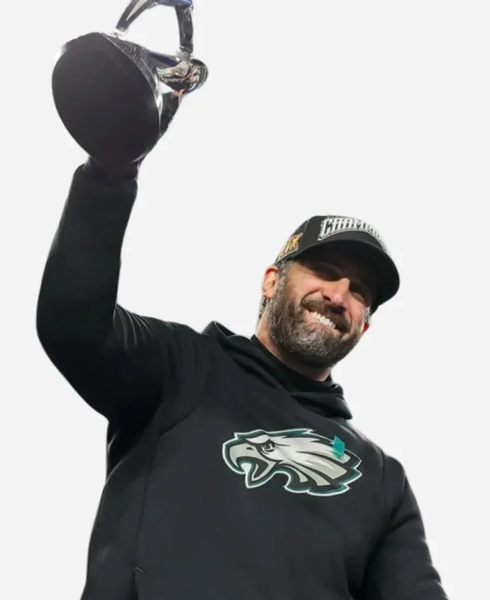 NFC Champions Nick Sirianni Black Eagles Hoodie