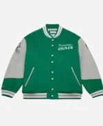 kevin Hart NFL Eagles Green Varsity Jacket