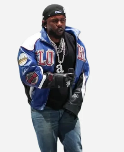 NFL Super Bowl LIX Halftime Show 2025 Kendrick Lamar Leather Jacket