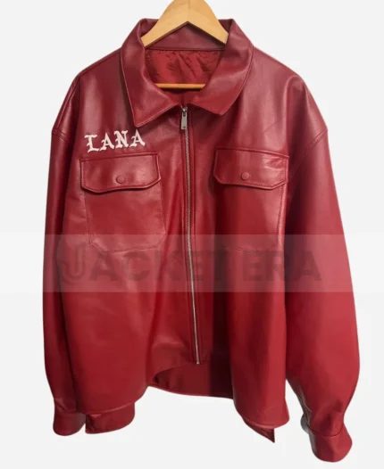 NFL Super Bowl LIX Halftime Show 2025 SZA Red Leather Jacket
