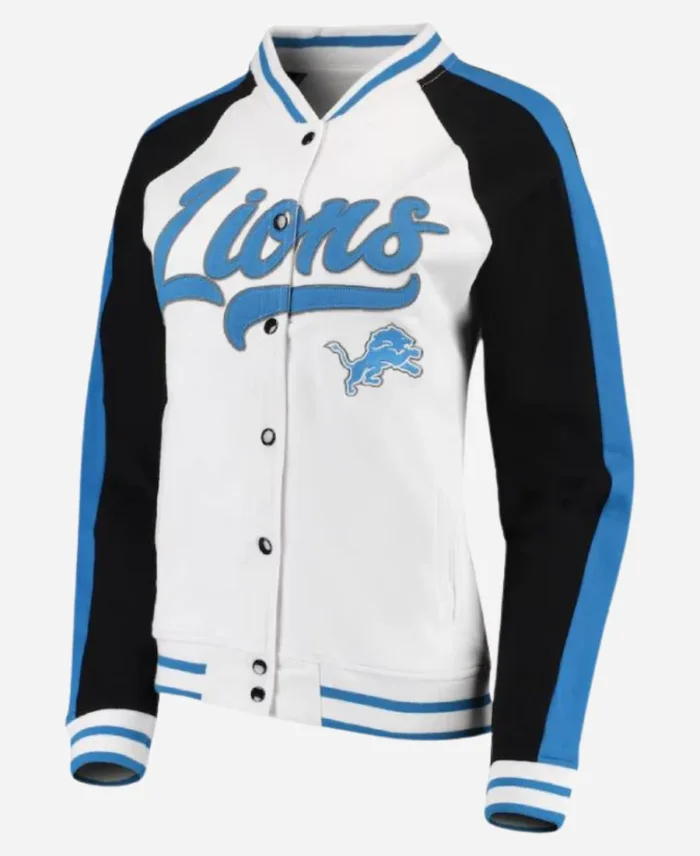 New Era Detroit Lions Varsity Full Snap Jacket