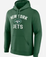 New York Jets Victory Arch Green Pullover Hoodie