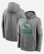 Nike Philadelphia Eagles Grey Logo Hoodie