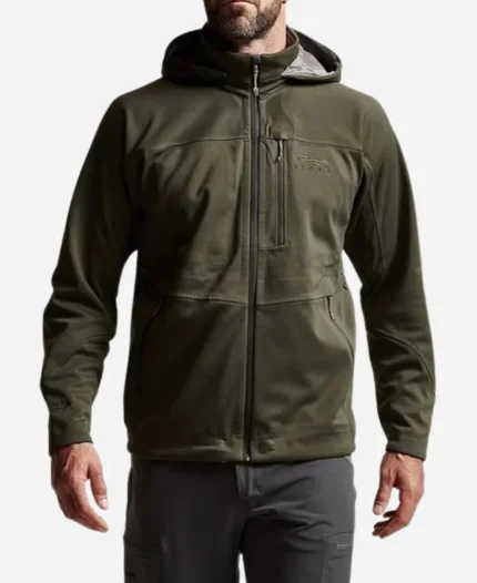 Outlast Season 02 Zach Owens Green Jetstream Hooded Zipper Jacket