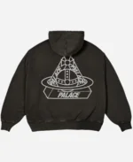 Oversized Palace x Vivienne Westwood Pullover Black Hoodie