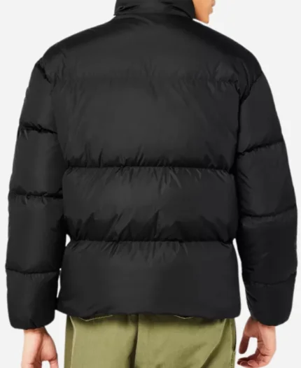 Palm Angels Black Track Puffer Jacket