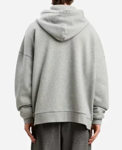 Palm Angels College Grey Hoodie