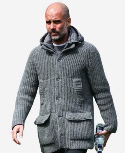 Pep Guardiola Grey Cardigan