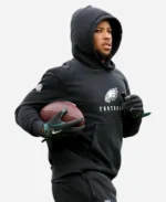 Philadelphia Eagles Club Black Pullover Hoodie For Sale