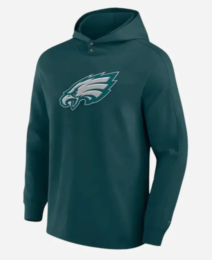 Philadelphia Eagles Elements Blaze Tri-Blend Pullover Green Hoodie