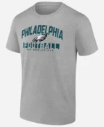 Philadelphia Eagles Gray Screen Blocking T-Shirt