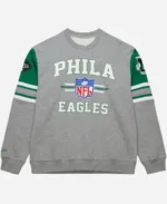 Philadelphia Eagles Mitchell & Ness Crew Sweatshirt