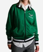 Philadelphia Eagles Retro Track Green Jacket