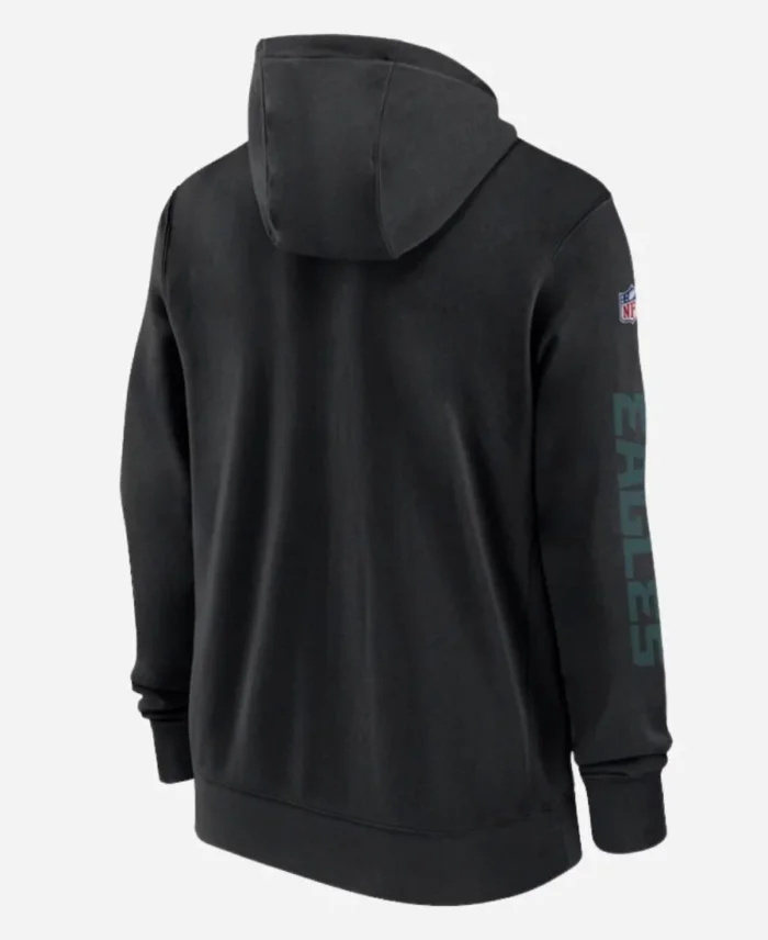 Philadelphia Eagles Sideline Club Black Hoodie