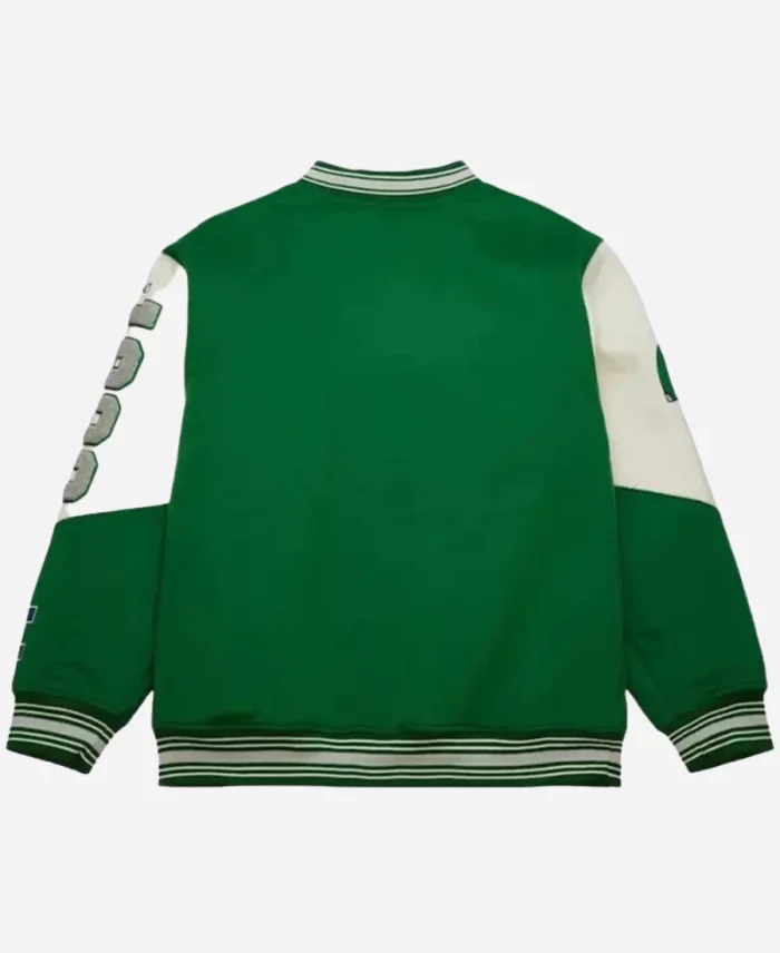 Philadelphia Eagles Vintage Kelly Green Full-Snap Varsity Jacket For Sale