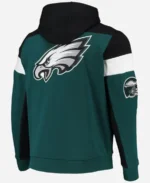 Philadelphia Eagles Zipper Green Hoodie