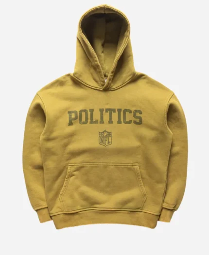 Politics Origins Wash Yellow Hoodie