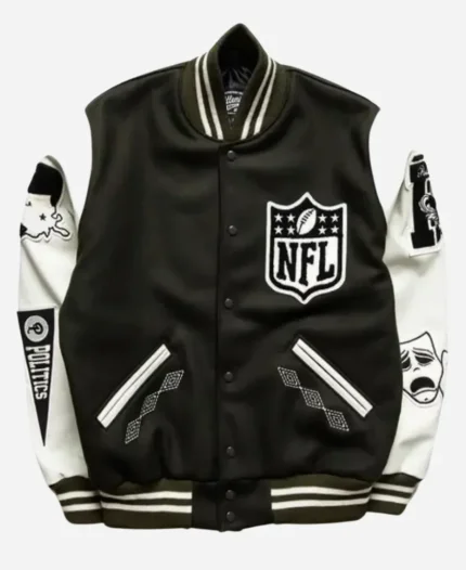 Politics x NFL Origins Letterman Jacket