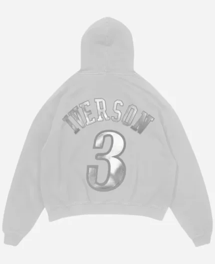 Post Malone x Reebok White Iverson Anniversary Stoney Hoodie