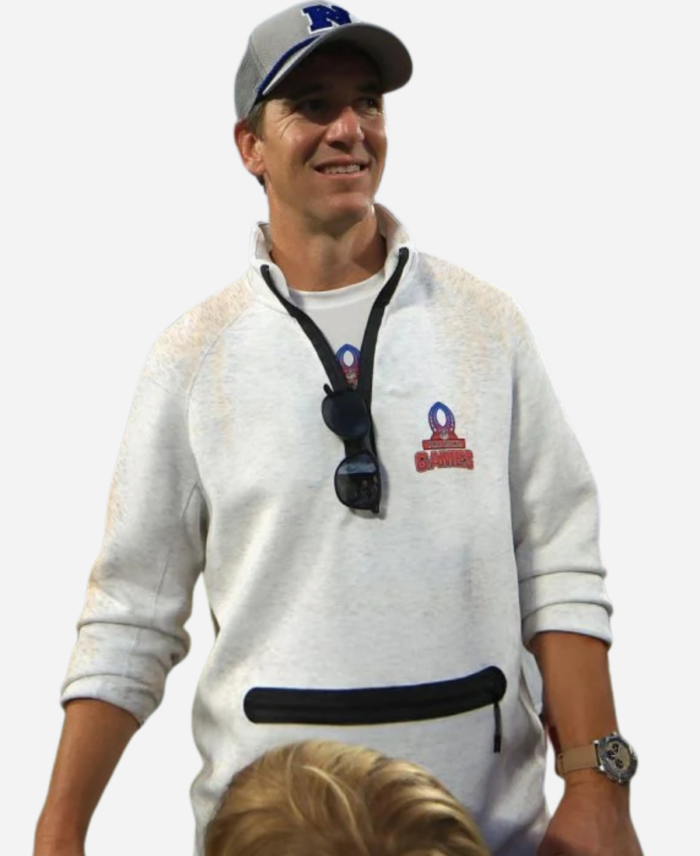 Pro Bowl Games 2025 Eli Manning White Jacket