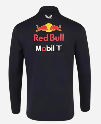 Red Bull 2025 Racing Black Team Bomber Jacket For Unisex