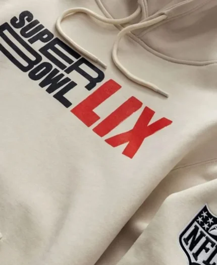 Roc Nation Cream Super Bowl LIX Vintage Pullover Hoodie For Men’s