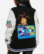 Rugrats Varsity Black & White Jacket For Unisex 