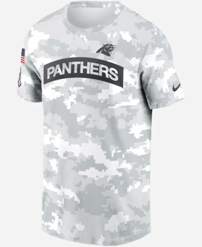 Salute To Service Carolina Panthers Camo 2024 T-Shirt