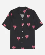 Sam Thompson Love Island Black Printed Shirt