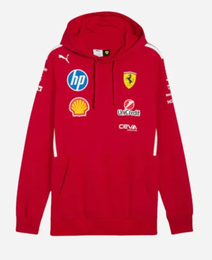 Scuderia Ferrari 2025 Team Red Hoodie