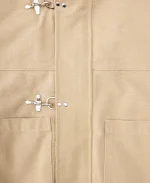 Shinzo Clasp Jacket In Beige