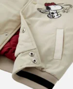 Snoopy Peanuts Bomber Beige Jacket