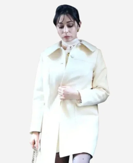 Sofia Falcone TV-Series The Penguin 2024 Cristin Milioti White Coat For Sale