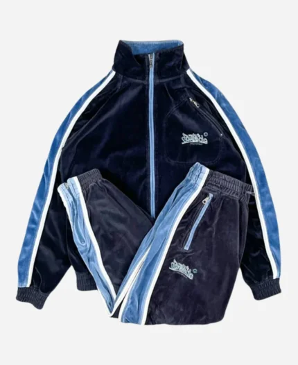 Southpole Velour Oldskool Gear Tracksuit