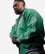 Supacell Premiere Night Rapman Varsity Green Jacket