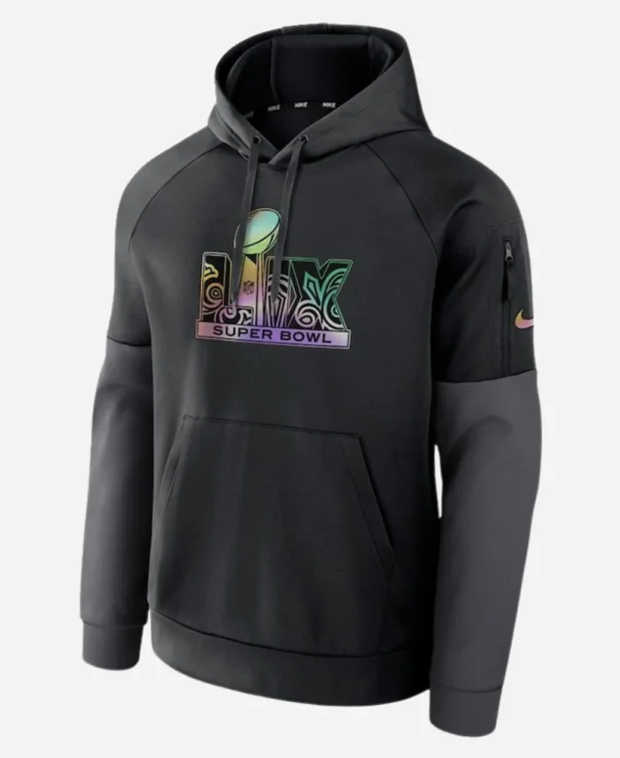 Super Bowl LIX 2025 Nike Black Fitness Performance Pullover Hoodie