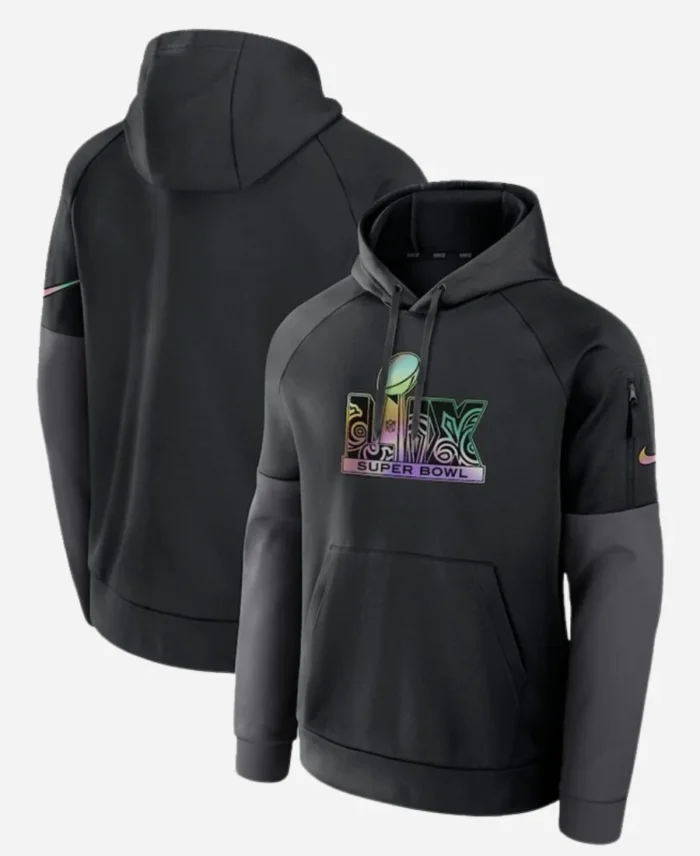 Super Bowl LIX Nike Black Fitness Performance Hoodie