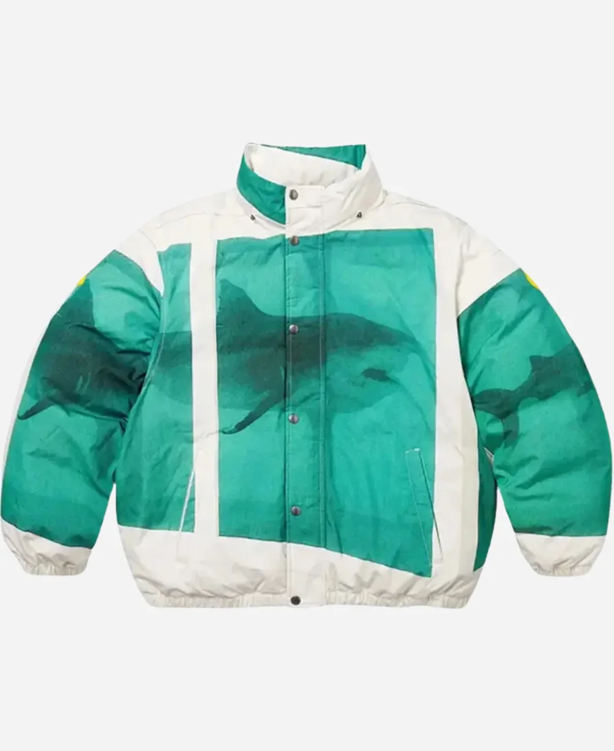 Supreme Damien Hirst Down Puffer Green Jacket - Jacket Era
