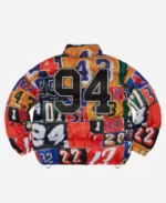 Supreme Mesh Jersey Multicolor Puffer Jacket