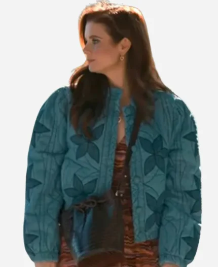 Joanna Garcia TV Series Sweet Magnolias S04 Maddie Townsend Quilted Floral Jacket