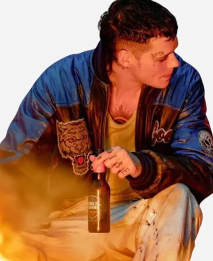 The Crow 2024 Bill Skarsgard Bomber Jacket