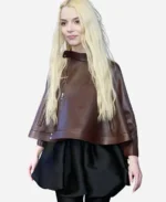 The Drew Barrymore Show Anya Taylor-Joy Leather Jacket