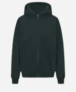 Khloe Kardashian Black Zip-Up Hoodie