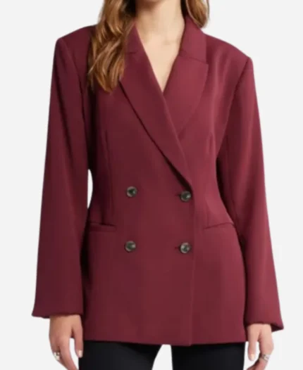 Danielle Reyes The Traitors US S3 Burgundy Blazer