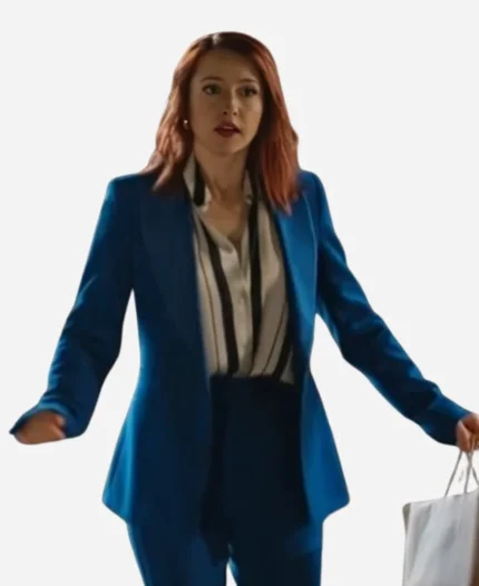 The Wish Swap 2025 Emily Tennant Blue Suit