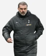 Tottenham VS Leicester City Ange Postecoglou Puffer Coat